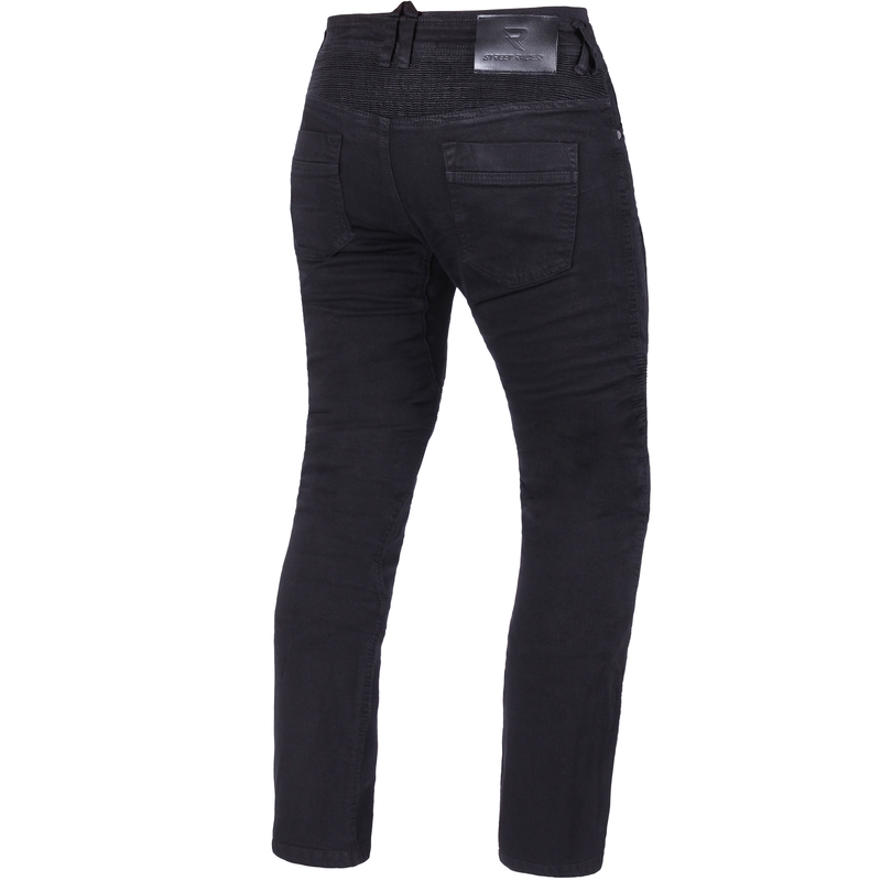 Jeansy motocyklowe Street Racer Stretch II CE w kolorze czarnym
