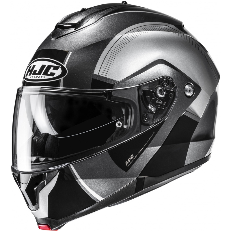 Kask motocyklowy HJC C91N Jyn MC5 z klapką czarno-srebrny