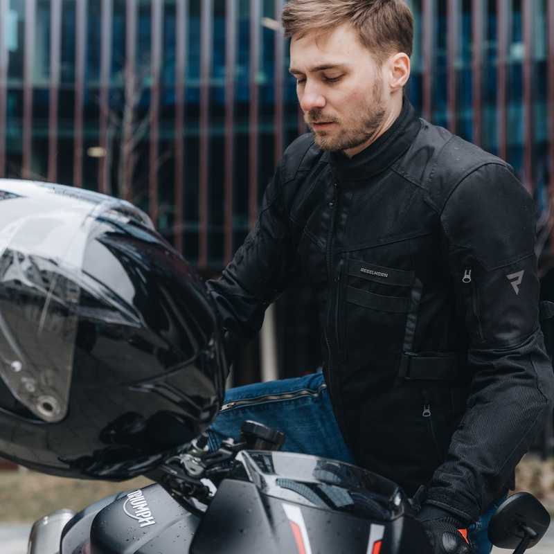 Kurtka motocyklowa Rebelhorn Scandal II czarna