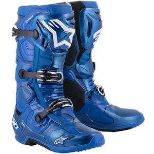 Buty motocyklowe Alpinestars Tech 10 niebiesko-czarno-białe