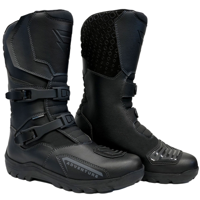Buty motocyklowe Street Racer Adventure WP czarne