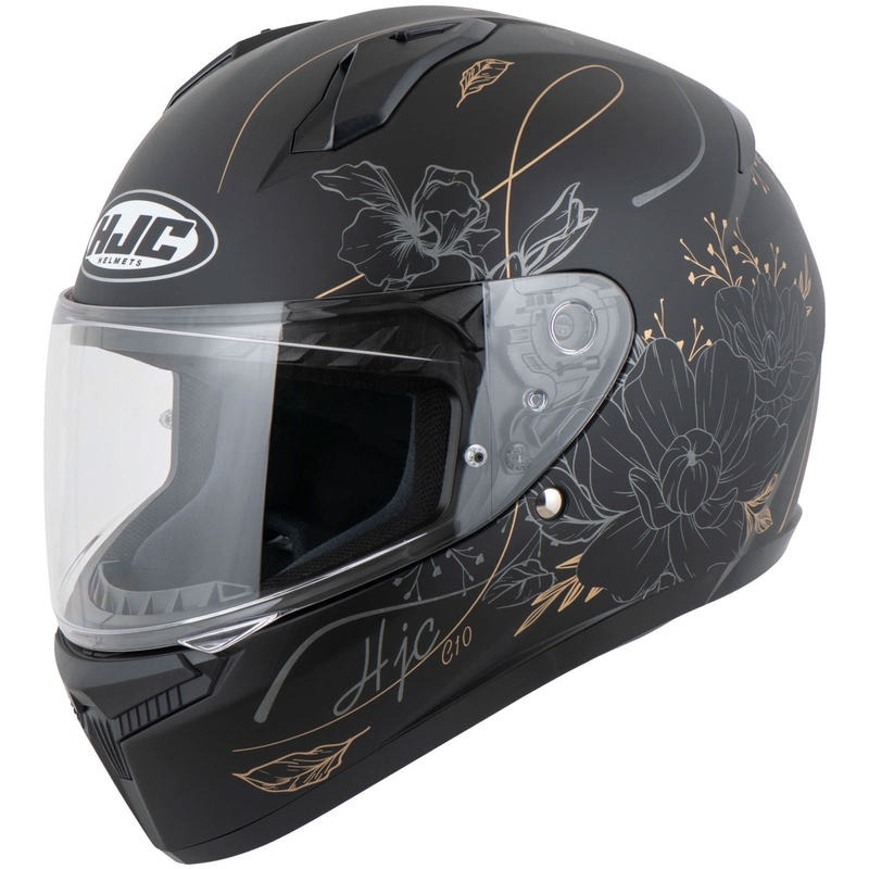Kask motocyklowy integralny HJC C10 Epik MC9SF czarno-złoty