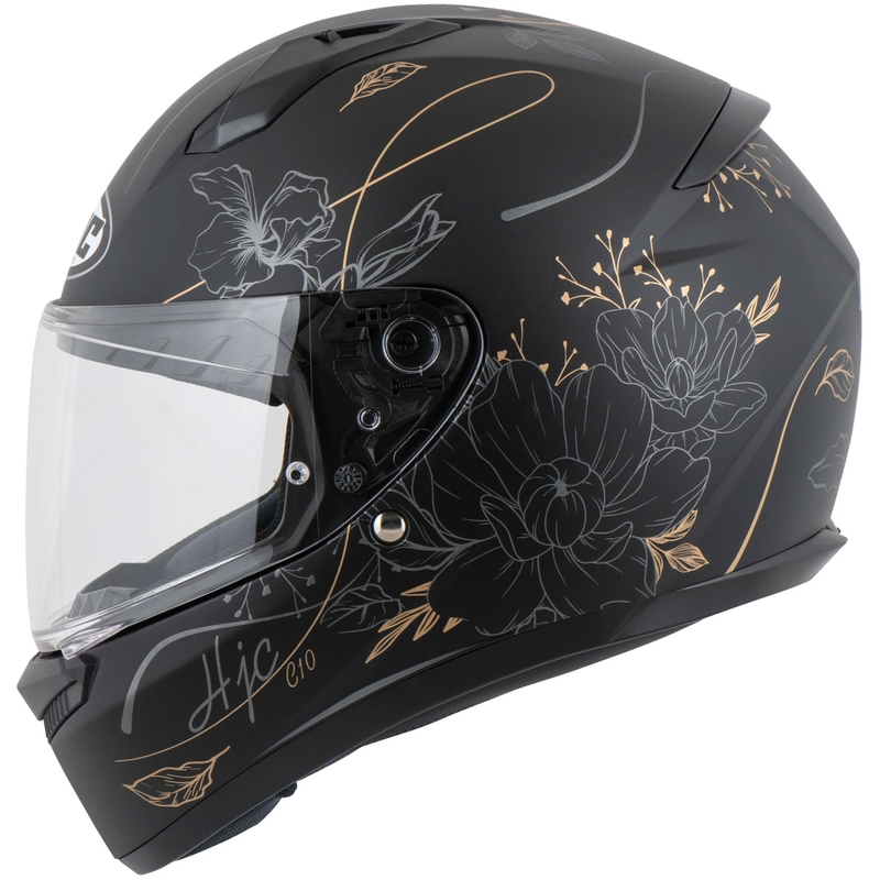 Kask motocyklowy integralny HJC C10 Epik MC9SF czarno-złoty