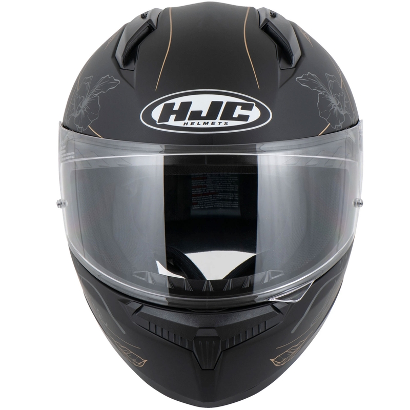 Kask motocyklowy integralny HJC C10 Epik MC9SF czarno-złoty