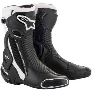 Buty motocyklowe Alpinestars SMX Plus 2 czarno-białe