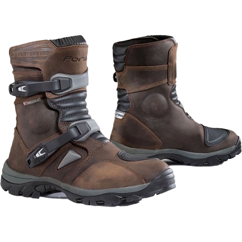 Buty motocyklowe Forma Adventure Low WP brązowe