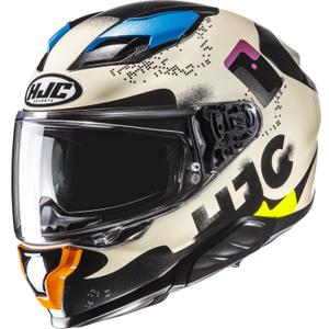 Kask motocyklowy integralny HJC F71 Faco MC28 wielokolorowy