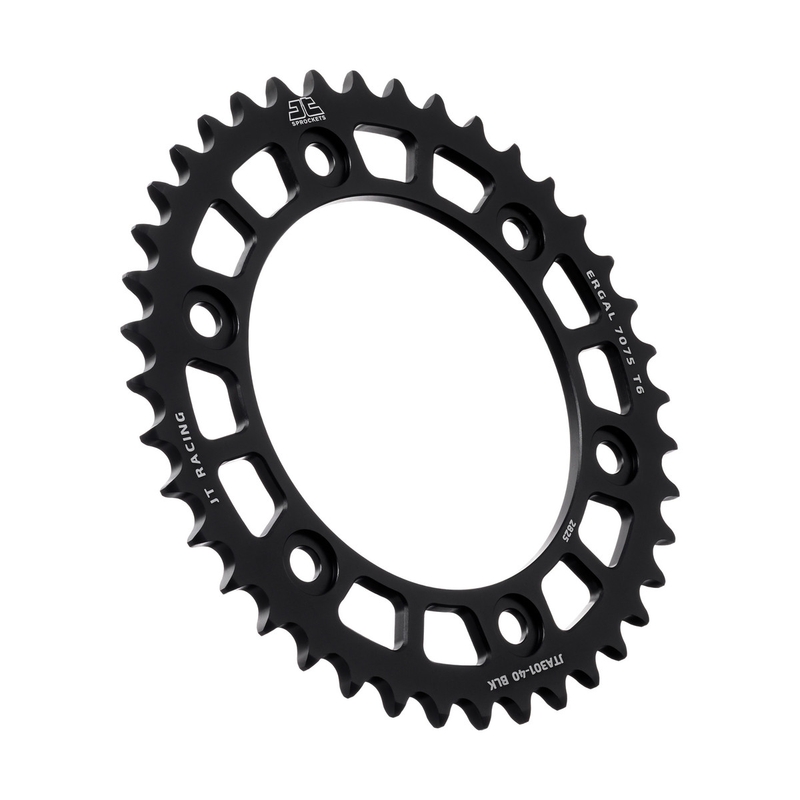 Rear ALU sprocket JT 40T, 520 Black