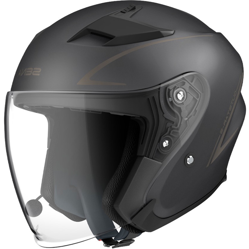 Kask motocyklowy otwarty SENA Outstar S czarny mat