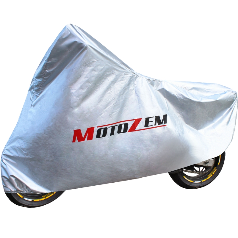 Pokrowiec na motocykl MotoZem – srebrny