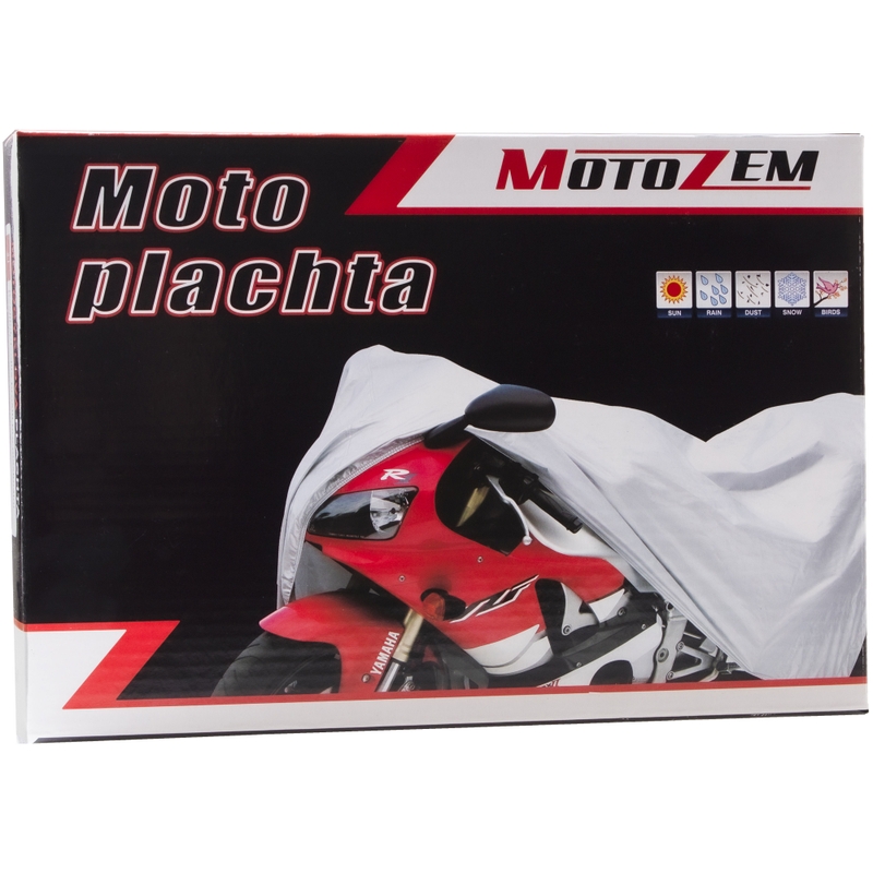Pokrowiec na motocykl MotoZem – srebrny