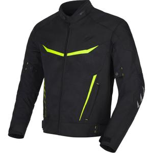 Kurtka motocyklowa RSA Runway czarno-fluo-żółta