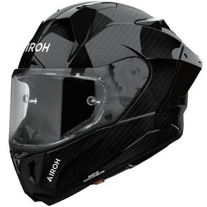 Kask motocyklowy integralny Airoh GP800 Carbon, błyszczący czarny