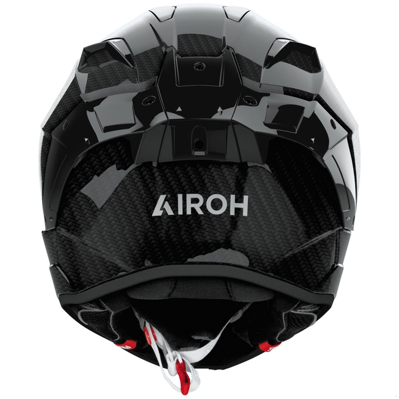 Kask motocyklowy integralny Airoh GP800 Carbon, błyszczący czarny