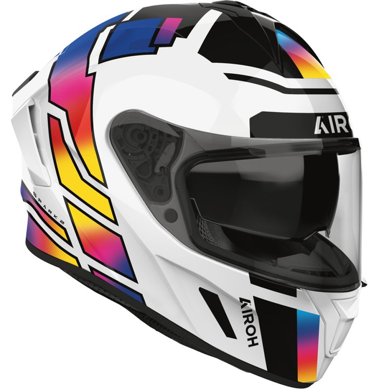 Kask motocyklowy Airoh SPARK 2 Livery Full Face w błyszczącej tęczy