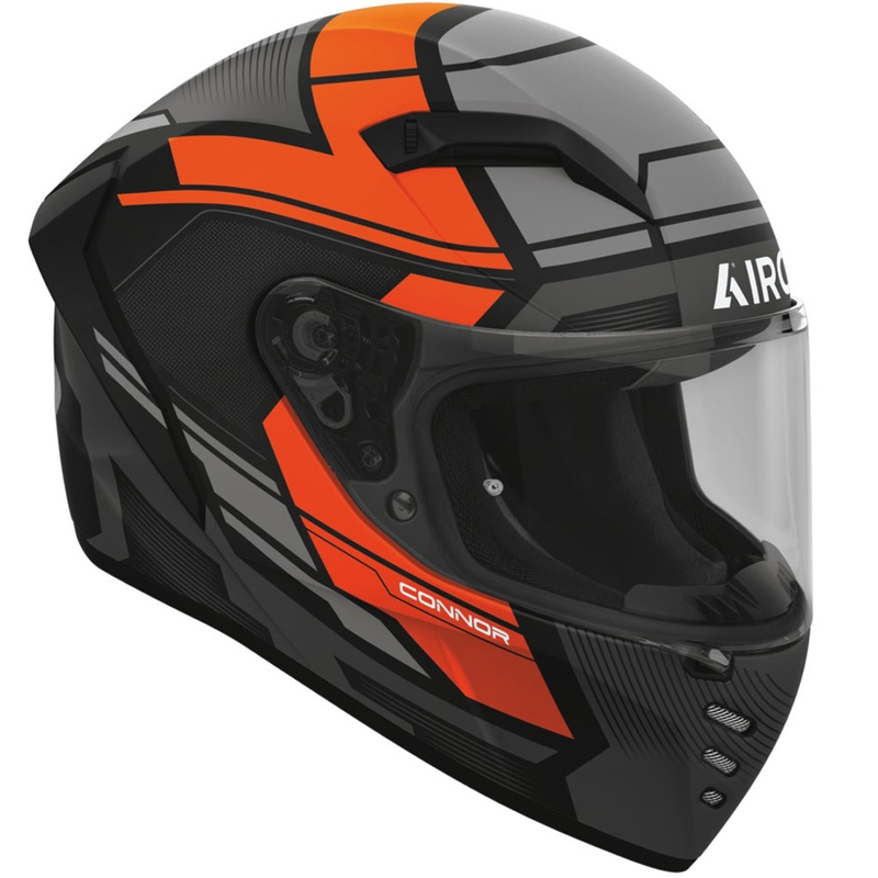 Kask motocyklowy integralny Airoh CONNOR Ego matowo pomarańczowy
