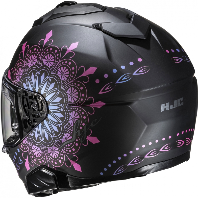Kask motocyklowy integralny HJC i71 Niel MC28SF czarno-różowy