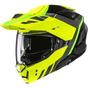 Kask motocyklowy typu flip-up HJC i80 Imes MC3H czarno-fluo żółto-fluo zielony