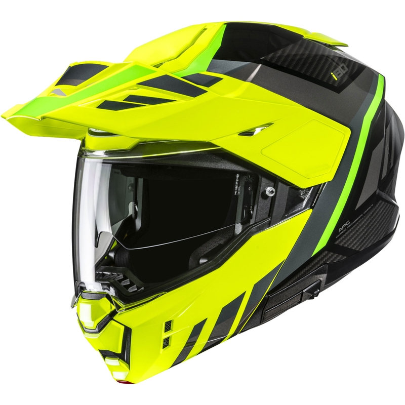 Kask motocyklowy typu flip-up HJC i80 Imes MC3H czarno-fluo żółto-fluo zielony