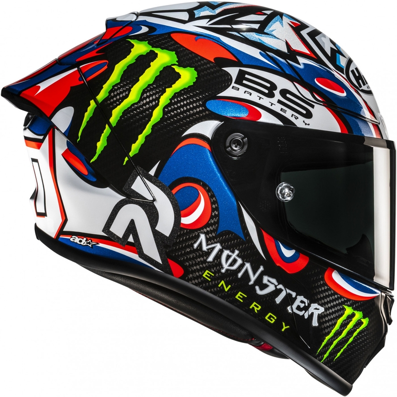 Kask motocyklowy integralny HJC RPHA 1 V2 CARBON Quartararo Le Mans III MC25 wielokolorowy