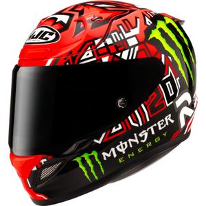 Kask motocyklowy integralny HJC RPHA 12 Quartararo Replica II MC1 czerwono-czarny