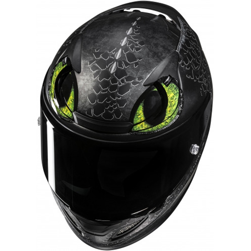 Kask motocyklowy integralny HJC RPHA 12 Toothless II Universal MC4SF czarny