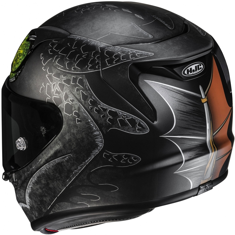 Kask motocyklowy integralny HJC RPHA 12 Toothless II Universal MC4SF czarny