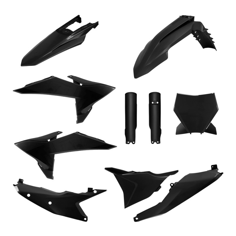 Plastic body kit POLISPORT Black