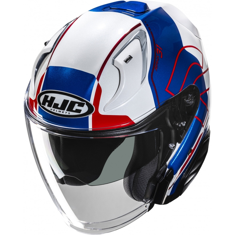 Kask motocyklowy otwarty RPHA 31 Dereen MC21 biało-niebiesko-czerwony