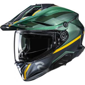 Kask motocyklowy enduro HJC RPHA 60 Arbre MC4 zielono-czarno-żółty