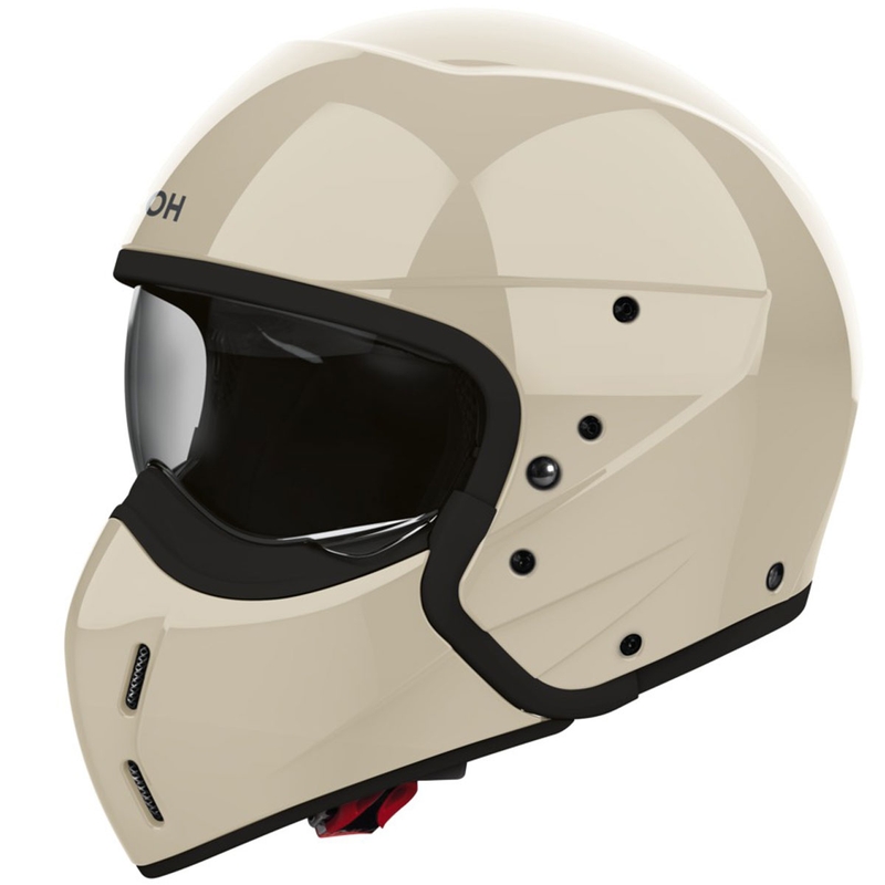 Kask motocyklowy modułowy Airoh J110 Color w kolorze błyszczącej mokki