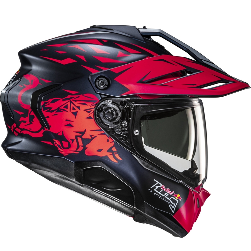 Kask motocyklowy enduro HJC RPHA 60 Spielberg Red Bull Ring MC21SF niebiesko-czerwony
