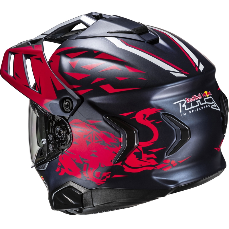 Kask motocyklowy enduro HJC RPHA 60 Spielberg Red Bull Ring MC21SF niebiesko-czerwony