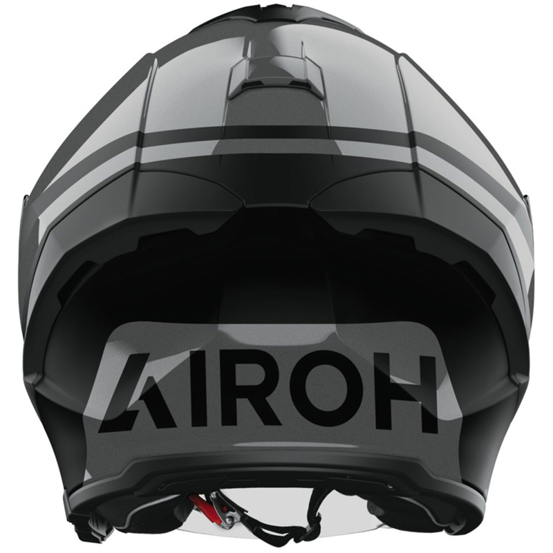 Kask motocyklowy otwarty Airoh H21 Square matowo-błyszczący czarno-szary