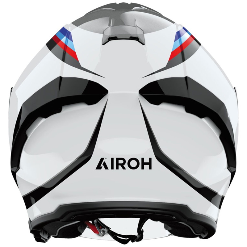 Kask motocyklowy otwarty Airoh H21 Arrow połyskujący szaro-biały