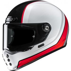 Kask motocyklowy integralny HJC V10 Hodu MC1 biało-czarno-czerwony