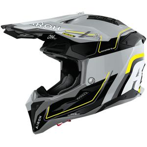 Kask motocrossowy Airoh Aviator 3 Leader błyszczący żółty