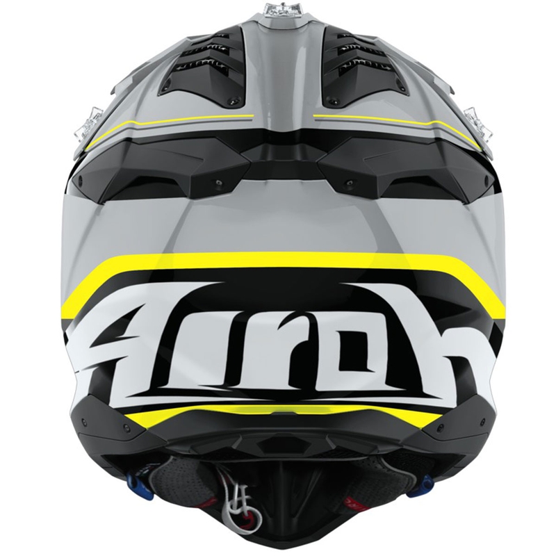 Kask motocrossowy Airoh Aviator 3 Leader błyszczący żółty