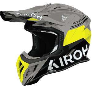 Kask motocrossowy Airoh Aviator ACE 2 Fury błyszczący żółty