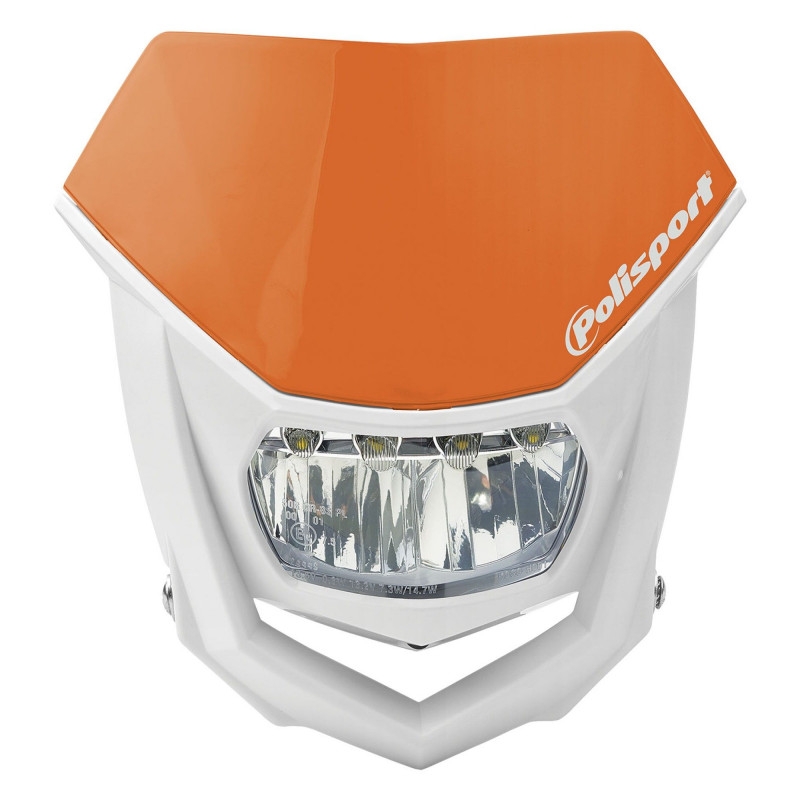 Headlight POLISPORT HALO LED with LED orange