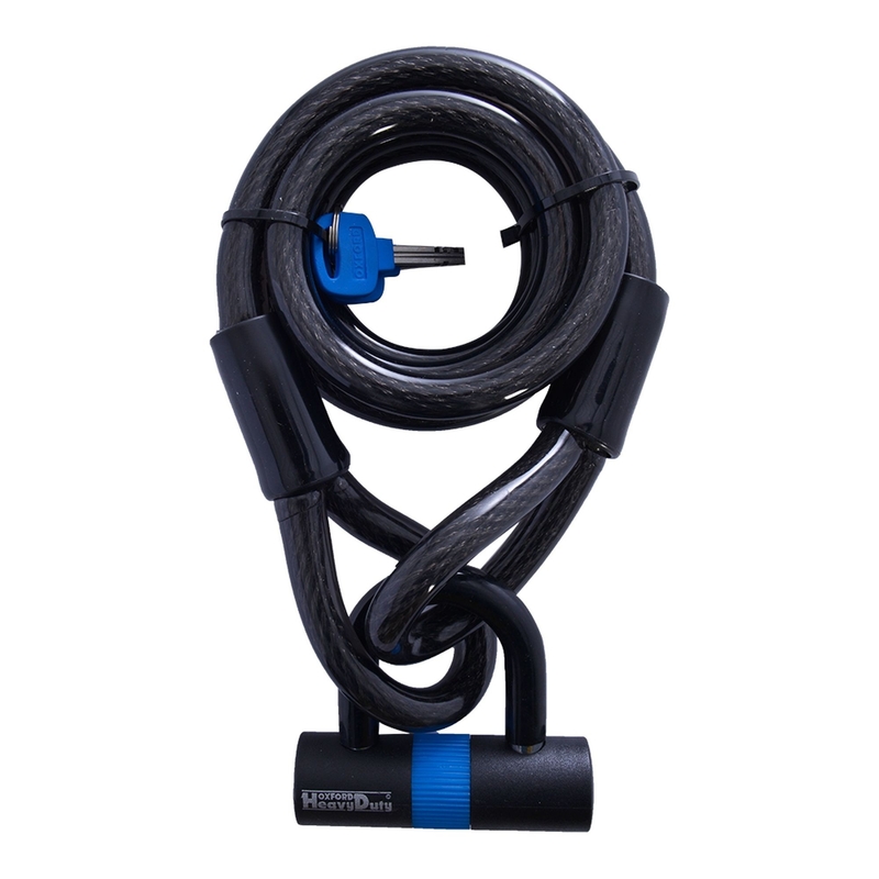 Zamek Oxford Loop Lock15 z U profil zamkiem Shackle Mini ciemny