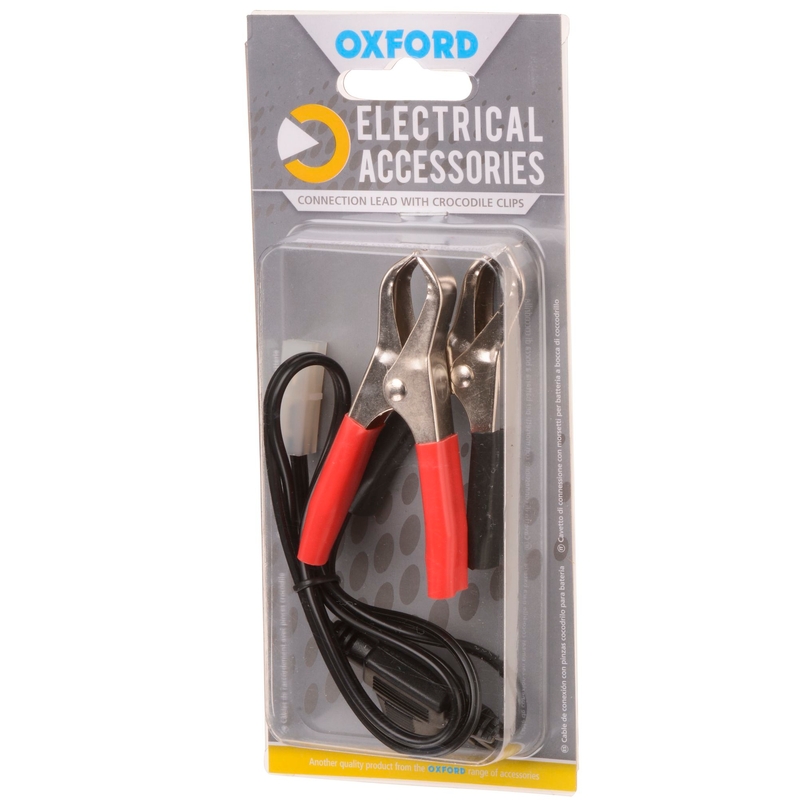 Przedłużony kabel Oxford z klipami „krokodylkowymi”