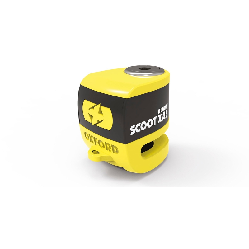 Blokada hamulca tarczowego Oxford Scoot XA5 żółto-czarna