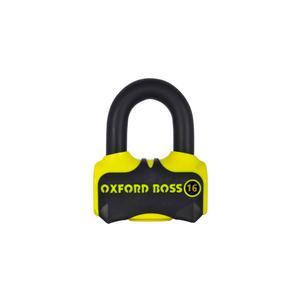 Blokada hamulca tarczowego Oxford Boss 16 żółto-czarna