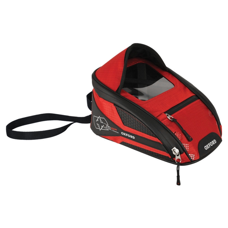 Tankbag na motocykl Oxford M2R czarno-czerwony