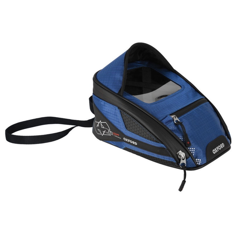 Tankbag na motocykl Oxford M2R czarno-niebieski