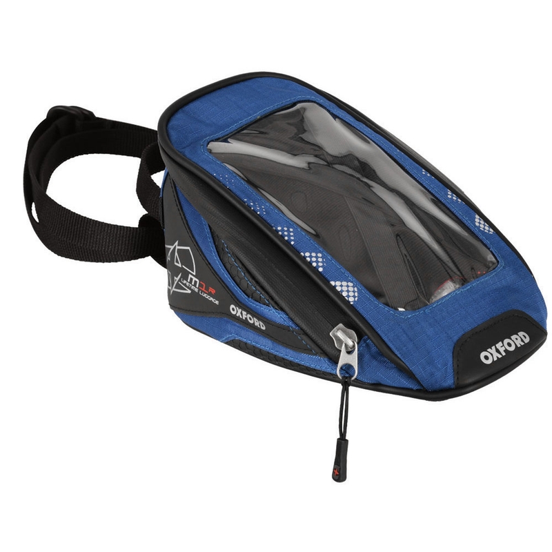 Tankbag na motocykl Oxford M1R Micro czarno-niebieski