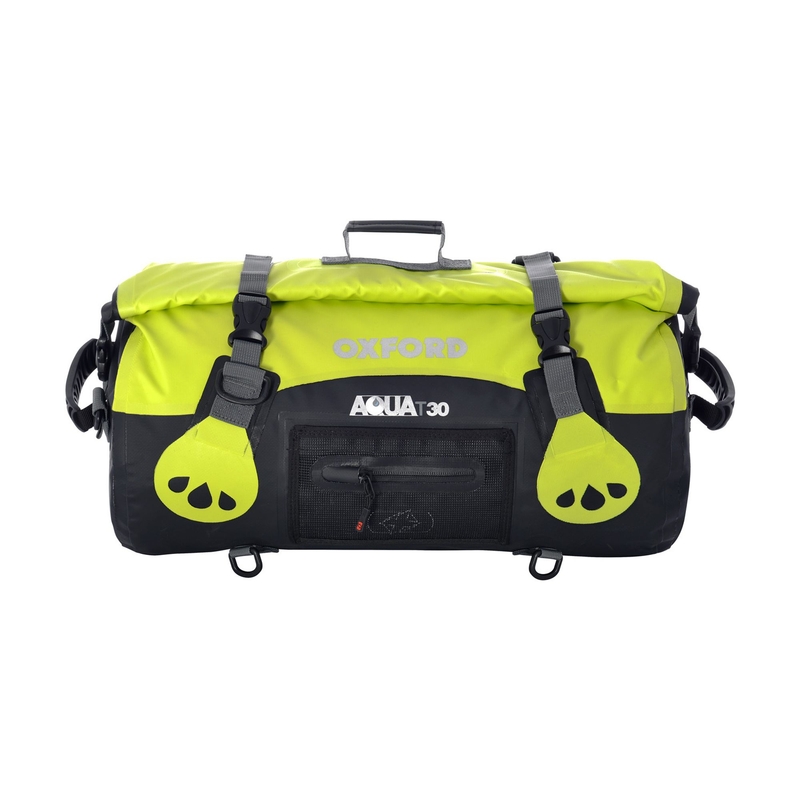 Torba wodoodporna Oxford Aqua30 Roll Bag czarno-fluo żółta