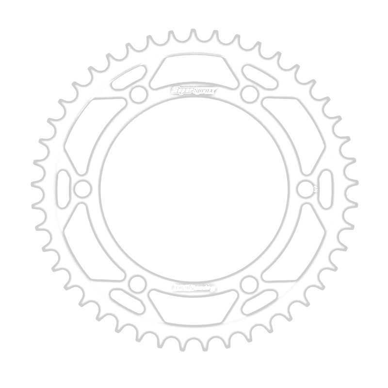 Rear sprocket SUPERSPROX silver 42T, 520