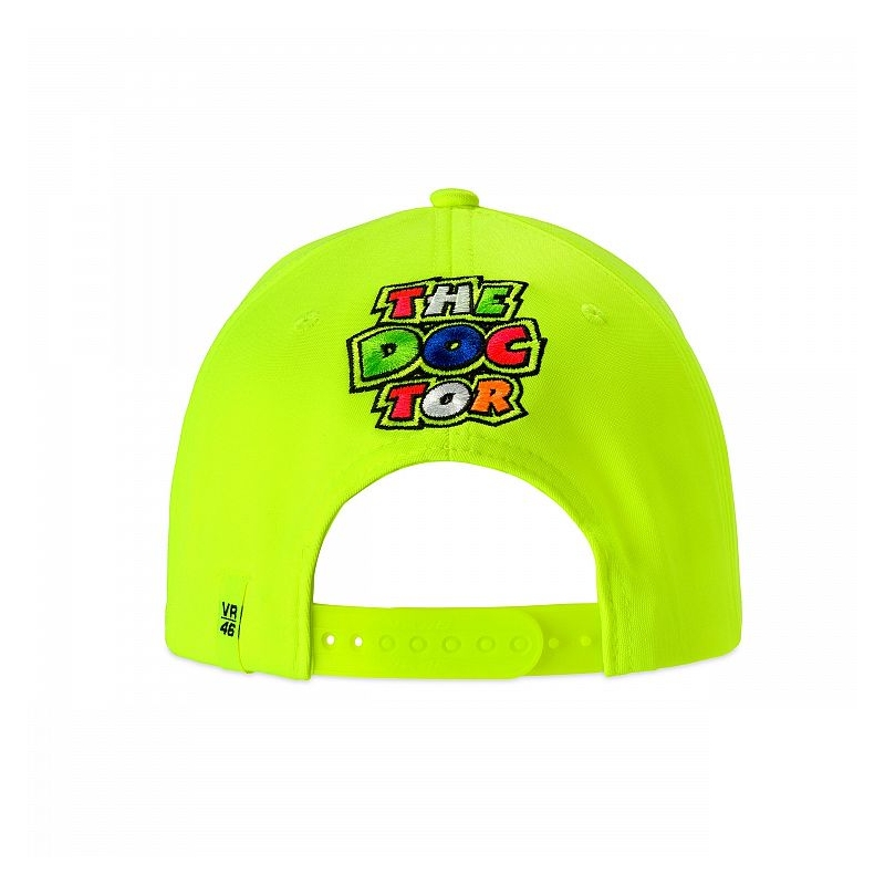 Czapka z daszkiem VR46 Valentino Rossi THE DOCTOR żółta